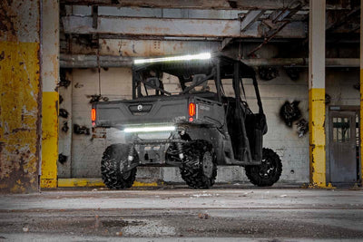 LED Light Kit | Cab Mount | 50" Black Dual Row | Can-Am Defender MAX HD10 - The Suspension Specialists