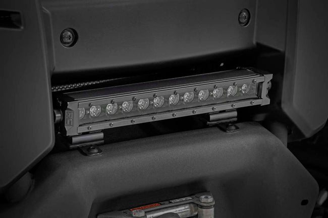 Rough Country 12 Inch Black Series LED Light Bar | Single Row | Amber DRL - The Suspension Specialists