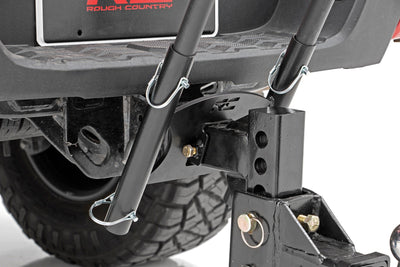 Flag Pole Holder | Dual | 2 Inch Hitch - The Suspension Specialists