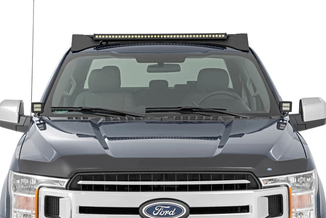 LED Light | Ditch Mount | 2" Chrome Pair | Wide Angle | Ford F-150 (15-24) - The Suspension Specialists