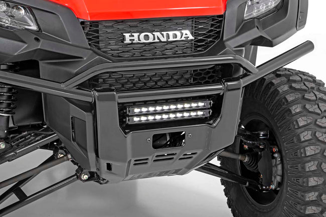 LED Light Kit | Bumper Mount | 10" Black Slimline Pair | Honda Pioneer 1000 - The Suspension Specialists