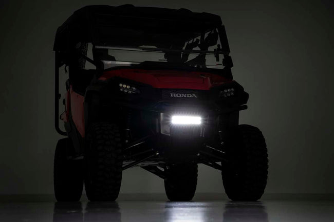 LED Light Kit | Bumper Mount | 10" Black Slimline Pair | Honda Pioneer 1000 - The Suspension Specialists