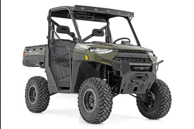 LED Light Kit | Bumper Mount | 12" Black Single Row | Polaris Ranger XP 1000 - The Suspension Specialists
