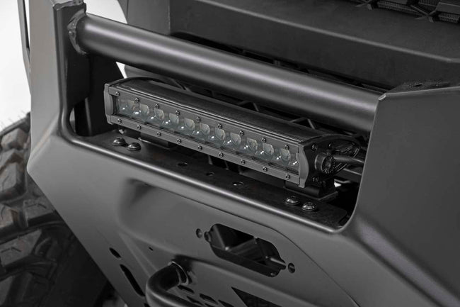 LED Light Kit | Bumper Mount | 12" Black Single Row | Polaris Ranger XP 1000 - The Suspension Specialists