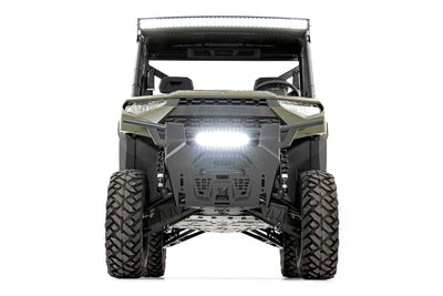 LED Light Kit | Bumper Mount | 12" Black Single Row | Polaris Ranger XP 1000 - The Suspension Specialists