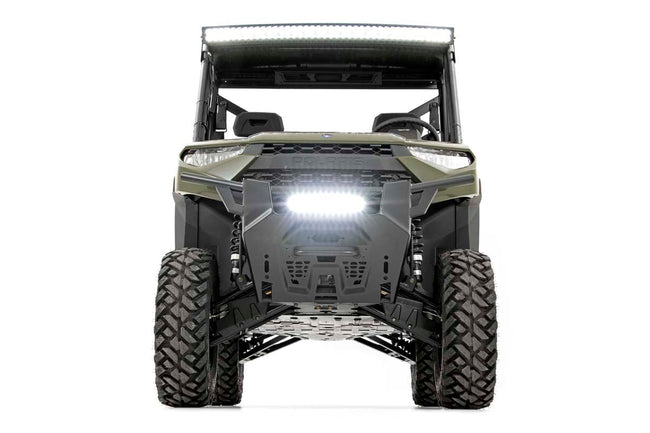 LED Light Kit | Bumper Mount | 12" Black Single Row | Polaris Ranger XP 1000 - The Suspension Specialists
