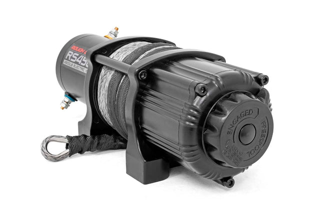 Rough Country 4500-LB Winch W/ Remote | UTV | Synthetic Rope - The Suspension Specialists