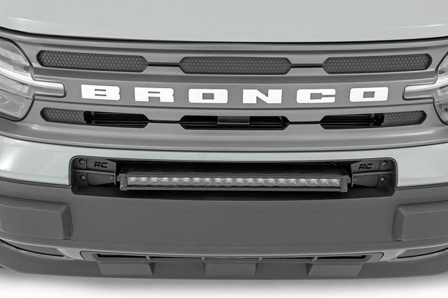 LED Light Kit | Bumper Mount | 20" Black Single Row | Ford Bronco Sport (21-25) - The Suspension Specialists