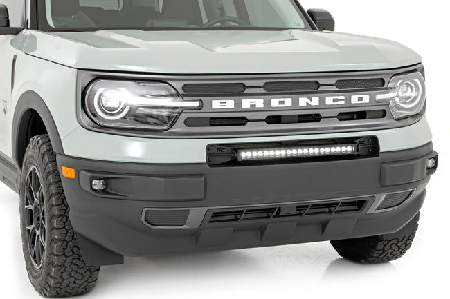 LED Light Kit | Bumper Mount | 20" Black Single Row | Ford Bronco Sport (21-25) - The Suspension Specialists