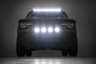 Nudge Bar | 20 Inch Black Single Row LED | Ford Bronco Sport 4WD (2021-2025) - The Suspension Specialists