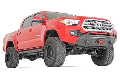 Rough Country Front Bumper | Hybrid | 20" Blk LED | 12000S | Toyota Tacoma 2WD/4WD (16-23)