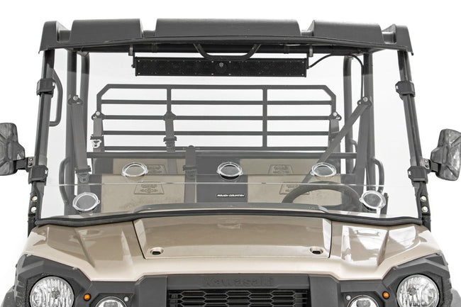 Vented Full Windshield | Scratch Resistant | Kawasaki Mule PRO-FX - The Suspension Specialists