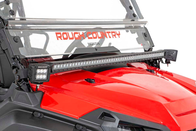 LED Light Kit | Cage Mount | 2" Chrome Pair | Wide Angle | Honda Pioneer 1000 - The Suspension Specialists