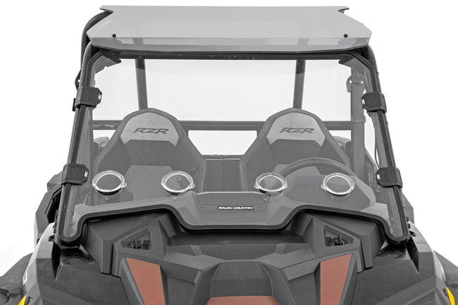 Vented Full Windshield | Scratch Resistant | Polaris RZR XP 1000 - The Suspension Specialists