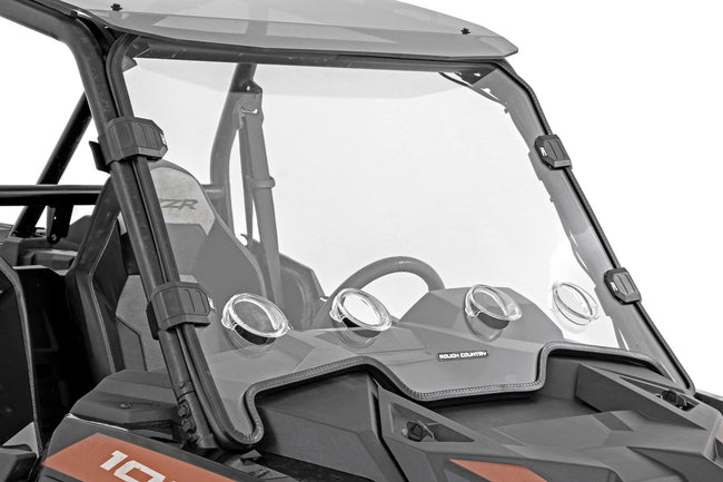 Vented Full Windshield | Scratch Resistant | Polaris RZR XP 1000 - The Suspension Specialists