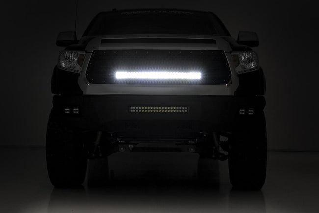 Mesh Grille | 30" Dual Row LED | Black | Toyota Tundra 2WD/4WD (2014-2017)