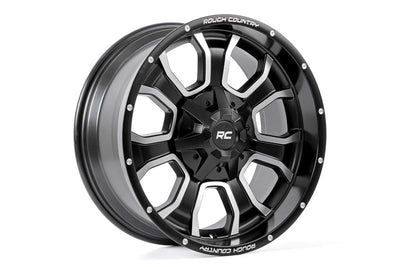 Rough Country Rough Country 93 Series Wheel | One-Piece | Matte Black | 20x10 | 8x6.5 | -18mm - The Suspension Specialists
