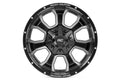 Rough Country 93 Series Wheel | One-Piece | Machined Black | 20x10 | 6x5.5/6x135 | -18mm - The Suspension Specialists