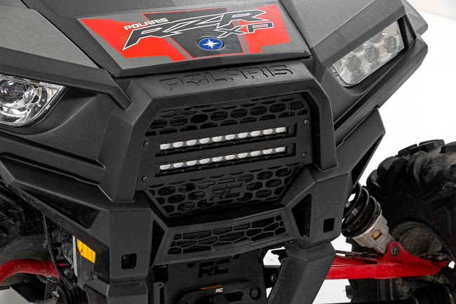 Grille Kit | 10" Black Slimline LED Pair | Polaris RZR XP 1000 - The Suspension Specialists