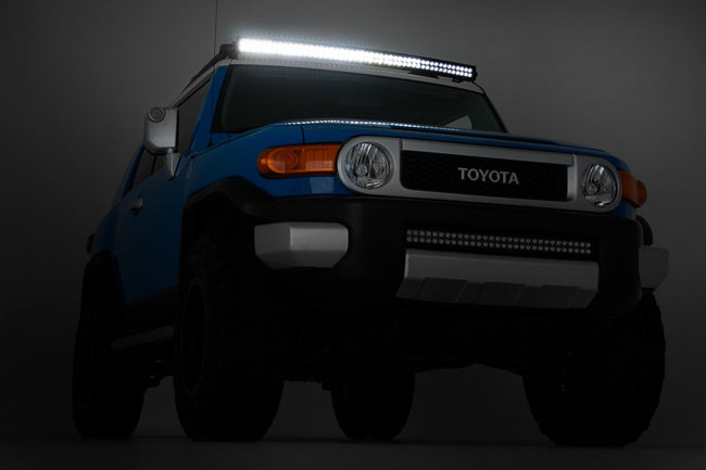 54 Inch Black Series LED Light Bar | Curved | Dual Row | Cool White DRL - The Suspension Specialists