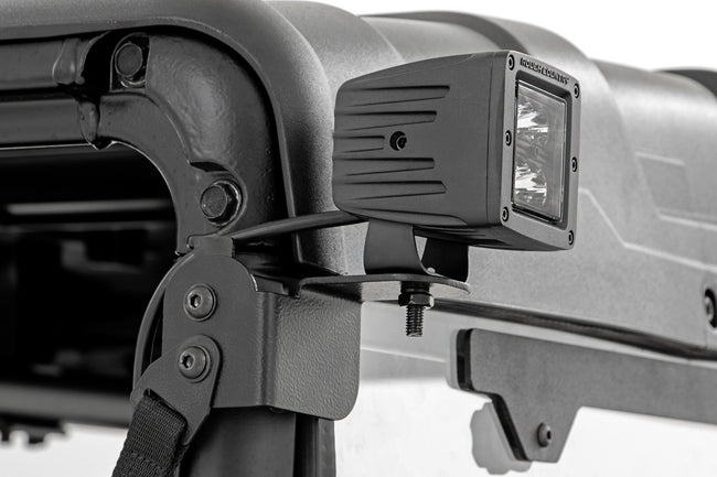 LED Light Kit | Rear Mount | 2" Black Pair | Flood | Polaris Ranger XP 1000 - The Suspension Specialists