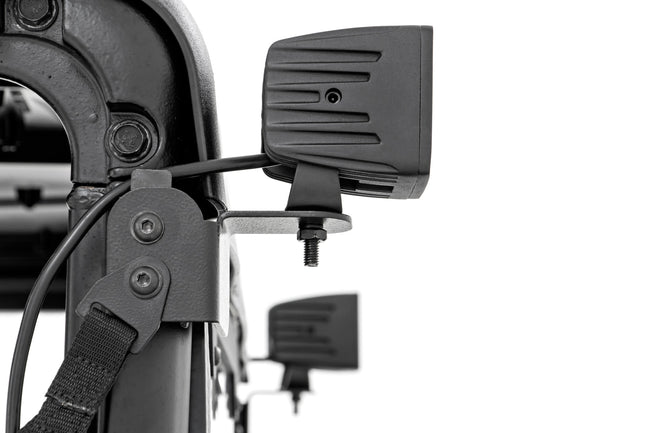 LED Light Kit | Rear Mount | 2" Black Pair | Spot | Polaris Ranger XP 1000 - The Suspension Specialists
