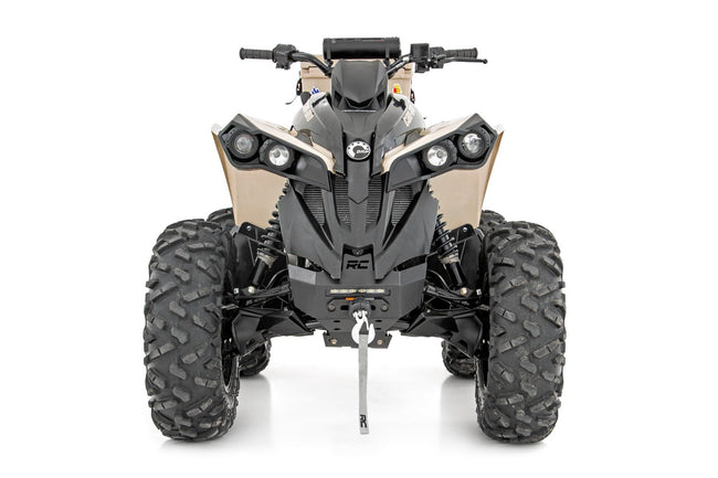 Winch Bumper | Black Series LED | 6" Light | Slime Line | Can-Am Renegade 1000/Renegade 500 - The Suspension Specialists