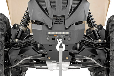 Rough Country Winch Bumper | 4500-Lb Winch | Black Series LED | 6" Light | Can-Am Renegade 1000/Renegade 500 - The Suspension Specialists