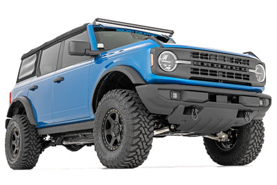 LED Light Kit | Upper Windshield | 50" Black Single Row | Ford Bronco (21-25) - The Suspension Specialists