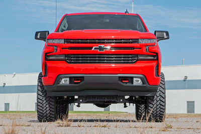 Tow Hooks | Forged | Red | Chevy Silverado 1500 2WD/4WD (2019-2025 & Classic)