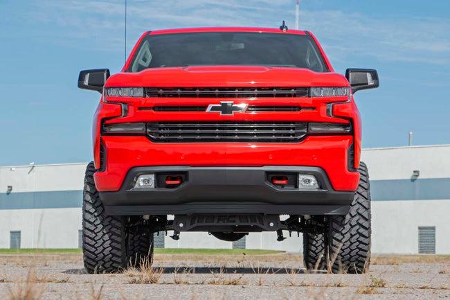 Tow Hooks | Forged | Red | Chevy Silverado 1500 2WD/4WD (2019-2025 & Classic)