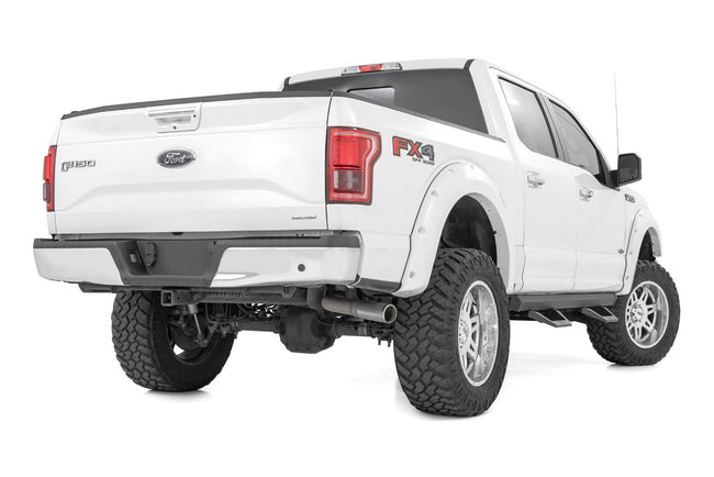 SRX2 Adj Aluminum Step | Crew Cab | Ford F-150/Lightning/F-250/F-350/Raptor (15-25) - The Suspension Specialists