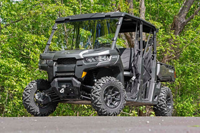 Rough Country Full Windshield | Scratch Resistant | Can-Am Defender HD 8/HD 9/HD 10 - The Suspension Specialists