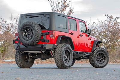 Rough Country Heavy Duty Tire Carrier | Jeep Wrangler JK/Wrangler Unlimited  (2007-2018) - The Suspension Specialists