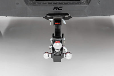 Adjustable Trailer Hitch | 6 Inch Drop | Multi-Ball Mount | Fits 2 Inch Receiver - The Suspension Specialists