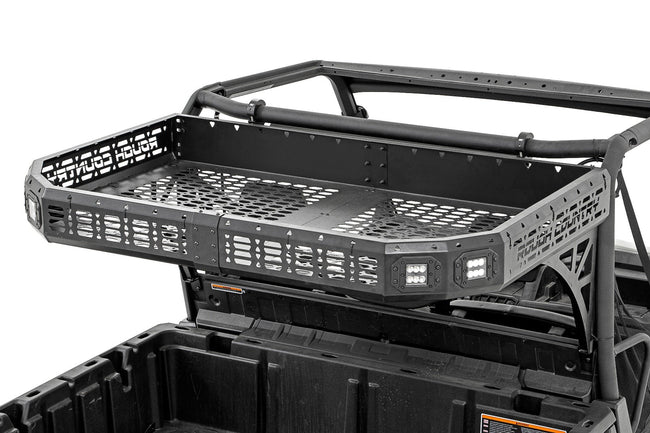 Cargo Rack | Dual 2" Black LED Pairs | Flush Mount | Polaris Ranger XP 1000 - The Suspension Specialists