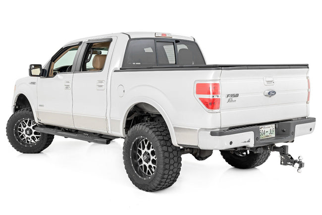 Oval Nerf Step | Crew Cab | Black | Ford F-150 2WD/4WD (2009-2014) - The Suspension Specialists