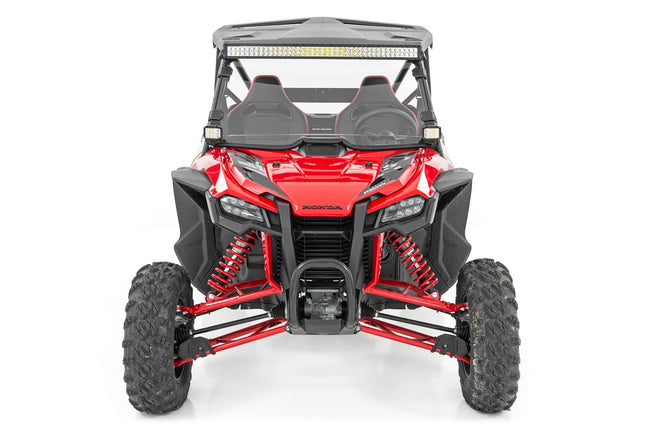 LED Light Kit | Front Mount | 40" Black Dual Row | White DRL | Honda Talon 1000 - The Suspension Specialists