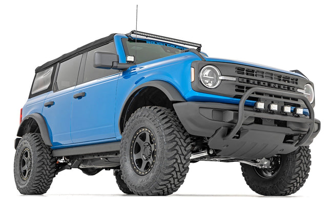 Nudge Bar | 20 Inch Chrome Single Row LED | Ford Bronco 4WD (2021-2025) - The Suspension Specialists