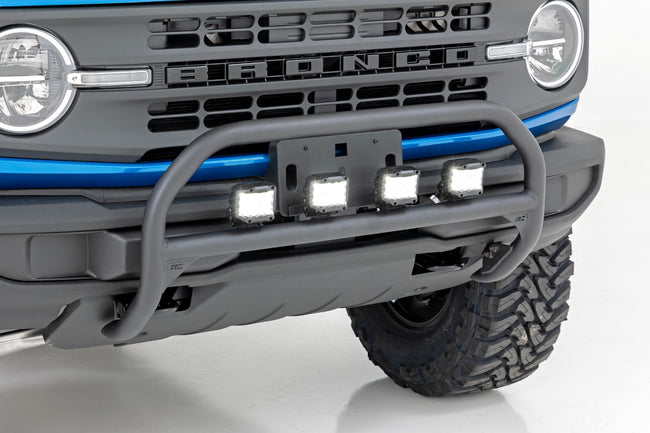Nudge Bar | 4 Inch Round Led (x4) | Ford Bronco 4WD (2021-2025) - The Suspension Specialists