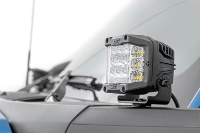 LED Light Kit | Ditch Mount | 2" Black Pair | White DRL | Ford Bronco (21-25) - The Suspension Specialists