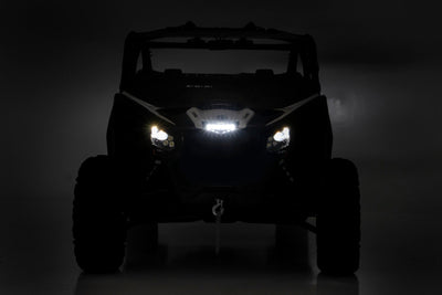LED Light Kit | Cowl Mount | 6" Black Slimline | Can-Am Maverick X3 - The Suspension Specialists
