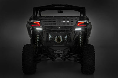 LED Light Kit | Tail Light Mount | 6" Black Slimline Pair | Can-Am Maverick X3 - The Suspension Specialists