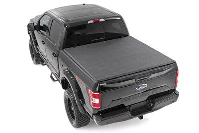 Soft Tri-Fold Bed Cover | 6'7" Bed | Ford F-150 (21-25)/F-150 Lightning (22-25) - The Suspension Specialists