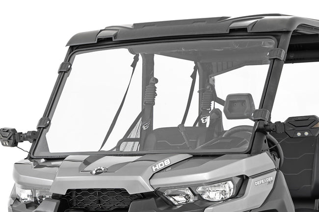 Rough Country Full Windshield | Scratch Resistant | Can-Am Defender HD 8/HD 9/HD 10 - The Suspension Specialists