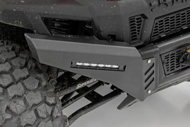 Bumper Wings | 6" Black Slimline LED Pair | Polaris Ranger 1000/Ranger XP 900/1000 - The Suspension Specialists