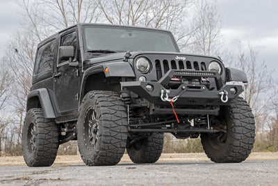 Rough Country Front Bumper | Sport | OE Fog | Jeep Gladiator JT/Wrangler JK & JL/Wrangler Unlimited 4WD - The Suspension Specialists