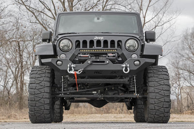 Rough Country Front Bumper | Sport | OE Fog | Jeep Gladiator JT/Wrangler JK & JL/Wrangler Unlimited 4WD
