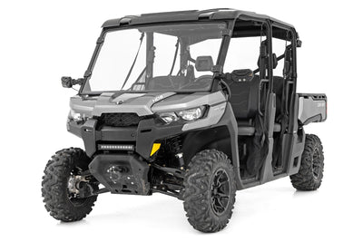 Rough Country Full Windshield | Scratch Resistant | Can-Am Defender HD 8/HD 9/HD 10 - The Suspension Specialists