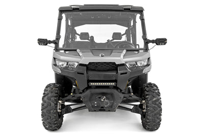 Rough Country Full Windshield | Scratch Resistant | Can-Am Defender HD 8/HD 9/HD 10 - The Suspension Specialists